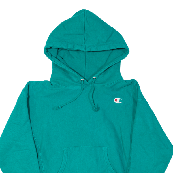 CHAMPION REVERSE WEAVE Womens Green Hoodie S Supply