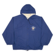 AVON Mens Jacket Blue 90s Hooded XL Online Sale