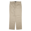 DOCKERS D1 Signature Khaki Mens Trousers Beige Slim Straight W32 L30 Discount