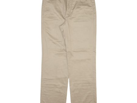 DOCKERS D1 Signature Khaki Mens Trousers Beige Slim Straight W32 L30 Discount