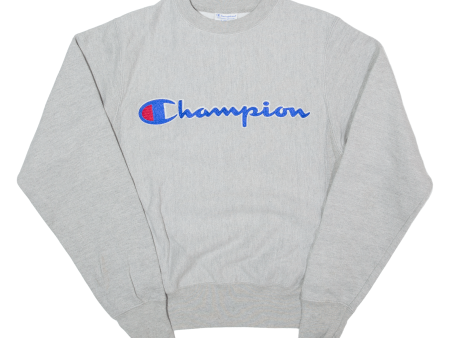 CHAMPION REVERSE WEAVE Mens Sweatshirt Grey XS For Cheap