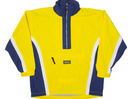 ODLO 1 2 Zip Mens Pullover Jacket Yellow 90s XS Discount