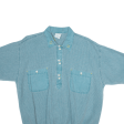 Mens Plain Shirt Green 90s XL Online Hot Sale