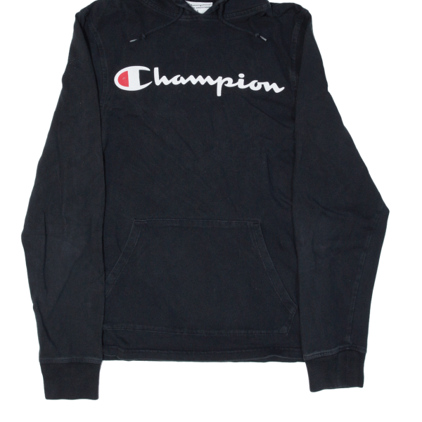 CHAMPION Lightweight Mens Black Hoodie S Cheap