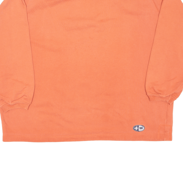 PLUS MINUS COLLECTION Mens Sweatshirt Orange S Discount