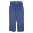 Cargo Workwear Mens Trousers Blue Regular Straight W31 L28 Discount