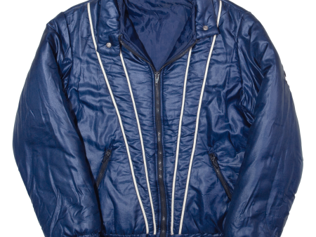 Football Mens Jacket Blue 90s L Online now