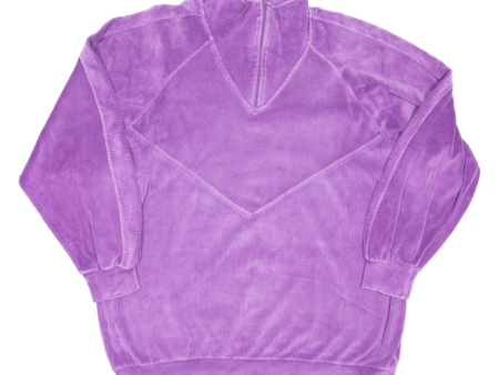 Velvet Womens Jumper Purple 1 4 Zip M For Sale