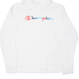 CHAMPION Lightweight Mens White Hoodie S Online