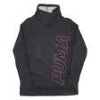 PUMA Womens Sweatshirt Grey Roll Neck UK 14 Sale