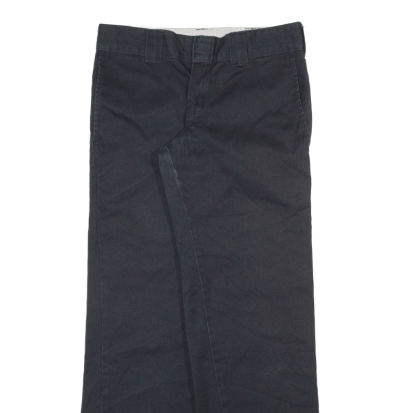 DICKIES Workwear Womens Trousers Black Slim Straight W28 L30 Online Sale