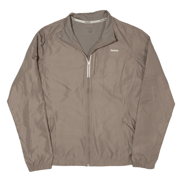 REEBOK Womens Track Jacket Beige L For Sale