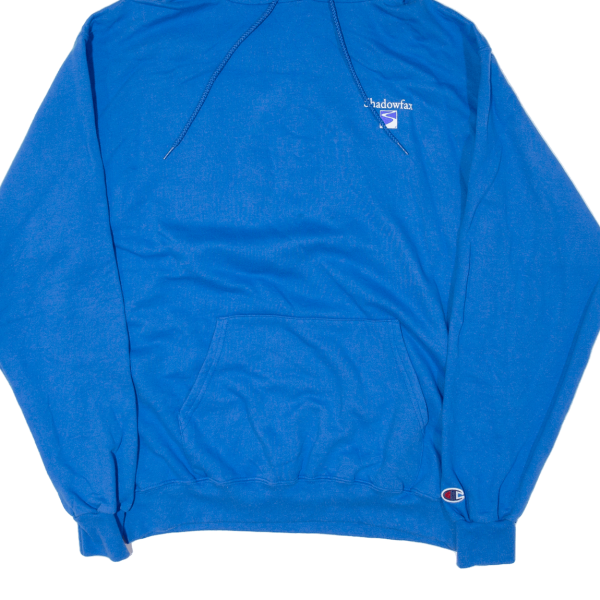 CHAMPION Mens Blue Hoodie L Online Hot Sale