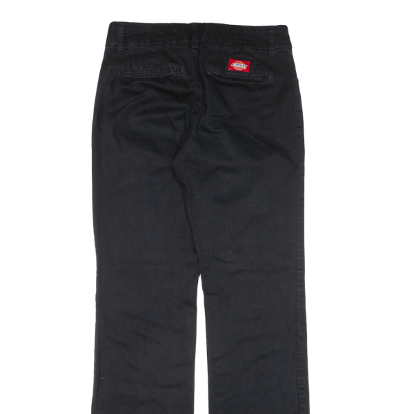 DICKIES Workwear Womens Trousers Black Slim Bootcut W27 L30 For Sale