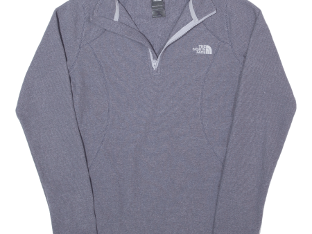 THE NORTH FACE Womens Fleece Grey 1 4 Zip XS For Sale