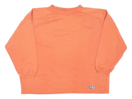 PLUS MINUS COLLECTION Mens Sweatshirt Orange S Discount