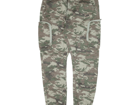 CLOCKHOUSE Cargo Camo Mens Trousers Green Slim Tapered W31 L28 Sale