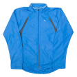 NIKE Detachable Sleeves Mens Windbreaker Jacket Blue M Hot on Sale