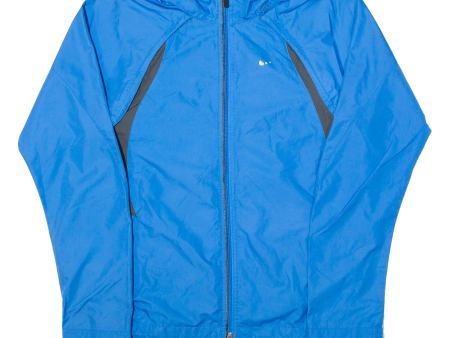 NIKE Detachable Sleeves Mens Windbreaker Jacket Blue M Hot on Sale