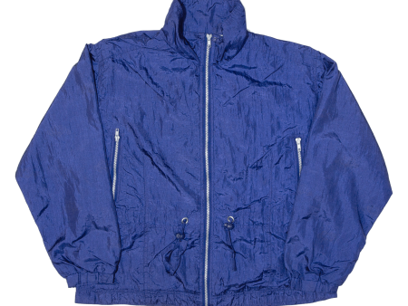 ATHLETIC Mens Shell Jacket Blue 90s M Online now