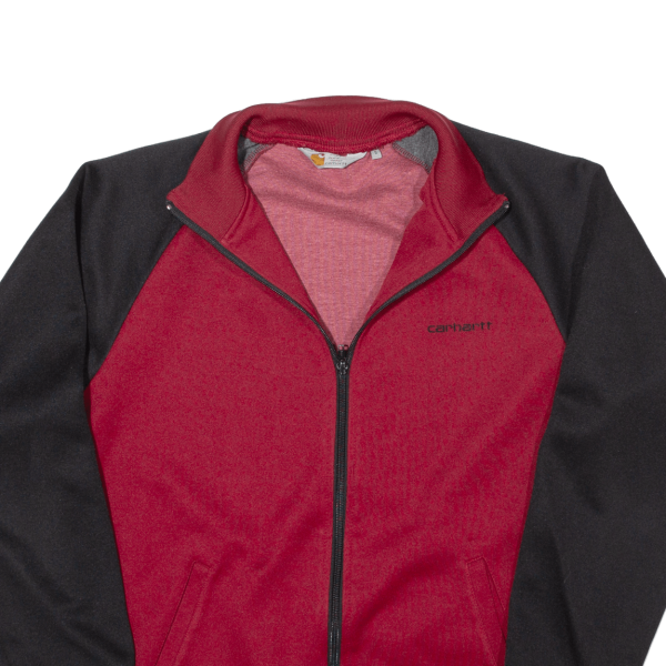 CARHARTT Mens Track Jacket Red S Hot on Sale