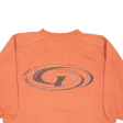 PLUS MINUS COLLECTION Mens Sweatshirt Orange S Discount