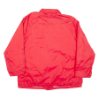 SEARS Womens Coach Jacket Red Nylon 90s L Discount