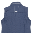 HELLY HANSEN Womens Puffer Waistcoat Blue L Sale