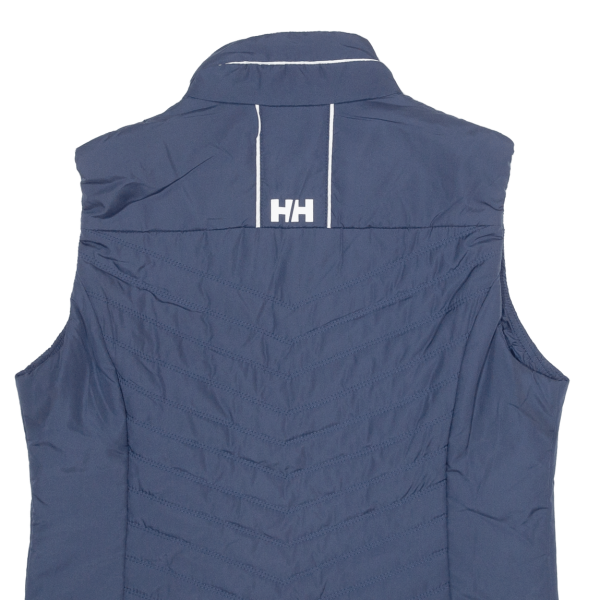 HELLY HANSEN Womens Puffer Waistcoat Blue L Sale