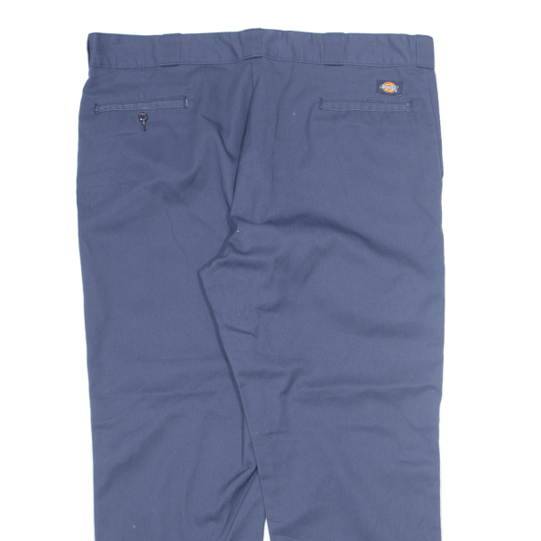 DICKIES Workwear Mens Trousers Blue Regular Straight W40 L29 Online now