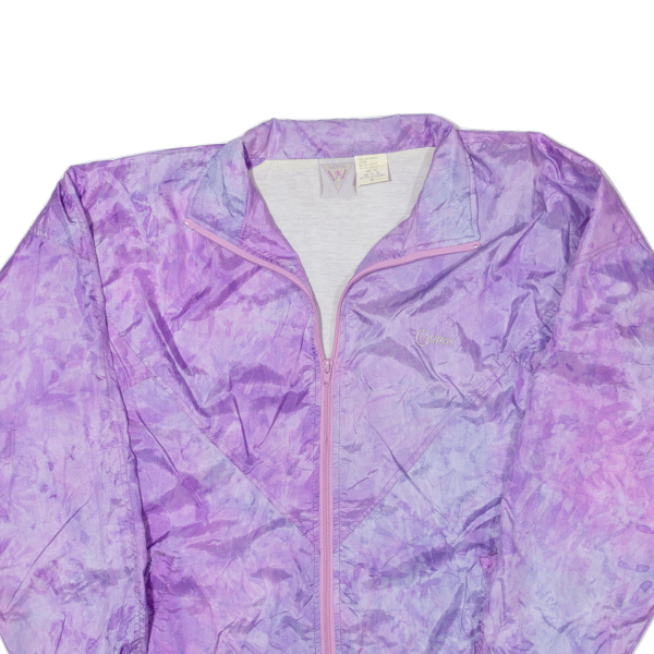 COSMOS Womens Shell Jacket Purple 90s M Supply