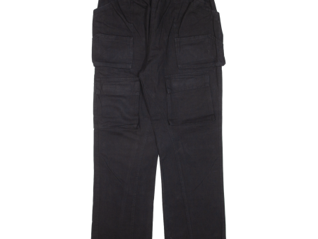 Cargo Womens Trousers Black Relaxed Bootcut W29 L29 Online