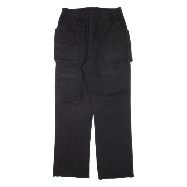 Cargo Womens Trousers Black Relaxed Bootcut W29 L29 Online