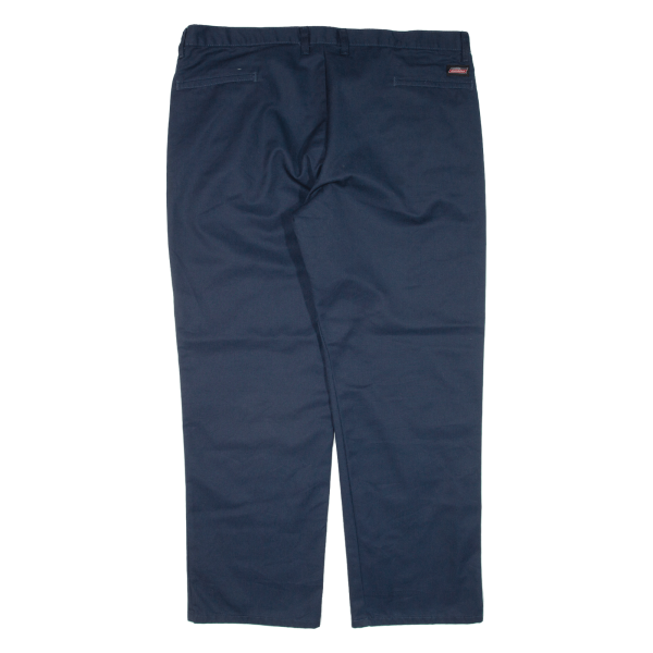 DICKIES Workwear Mens Trousers Blue Regular Straight W40 L30 For Sale