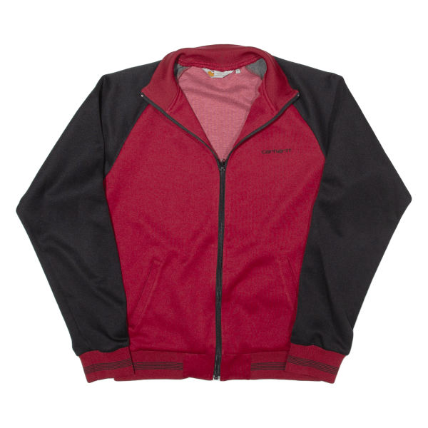 CARHARTT Mens Track Jacket Red S Hot on Sale