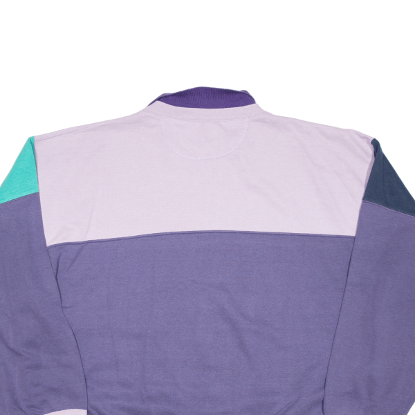 LIMITED STOCK Best of AMerica Womens Sweatshirt Purple Collared L on Sale