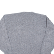 Mens Patterned Jumper Grey Crazy Pattern Chunky Knit S Online Hot Sale