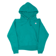 CHAMPION REVERSE WEAVE Womens Green Hoodie S Supply