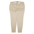 DICKIES Workwear Womens Trousers Beige Slim Skinny W36 L30 For Cheap