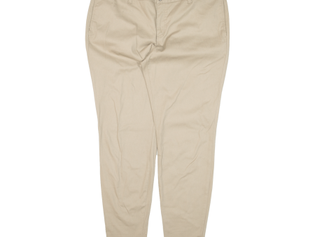 DICKIES Workwear Womens Trousers Beige Slim Skinny W36 L30 For Cheap