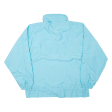 K-WAY Womens Pullover Jacket Blue Hooded L Supply