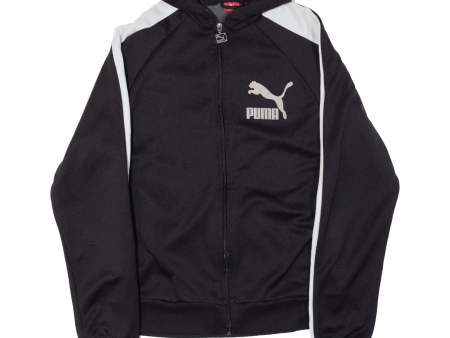 PUMA Mens Track Jacket Black L Online Sale