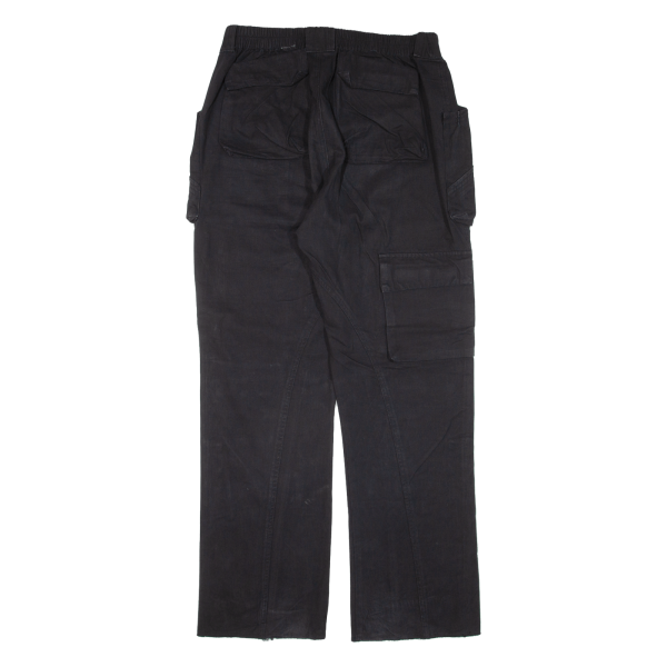 Cargo Womens Trousers Black Relaxed Bootcut W29 L29 Online