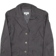 BALLY Womens Blazer Jacket Grey Wool M Hot on Sale