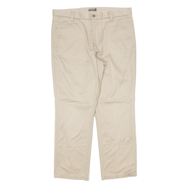 DOCKERS D2 Khaki Mens Trousers Beige Classic Straight W36 L29 Online Hot Sale