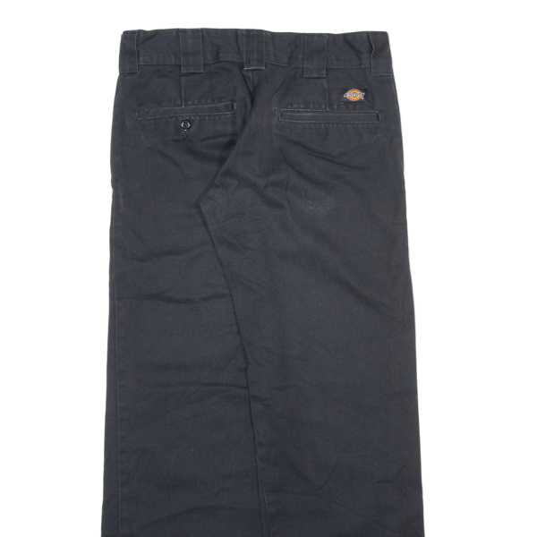 DICKIES Workwear Womens Trousers Black Slim Straight W28 L30 Online Sale