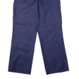 Workwear Mens Trousers Blue Regular Straight W38 L32 For Discount