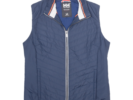 HELLY HANSEN Womens Puffer Waistcoat Blue L Sale