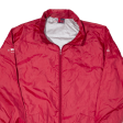 US BASIC Mens Rain Jacket Red 90s Hooded S Online now