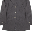 BALLY Womens Blazer Jacket Grey Wool M Hot on Sale